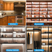JUSJUBR_LED_Lights_for_Shelves,_6_PCS_20_Inch_Dimmable_Flexible_COB_LED_Strip_Lights_for_Cabinet,_Display_Case,_Bookshelf,_Kitchen,_Wardrobe_and_Closet,_Under_Cabinet_Lighting_Cold_White_6000K