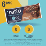 Ratio_Soft_Baked_Bars,_Chocolate_Brownie,_1g_Sugar,_Keto_Friendly,_5.34_oz_(6_Bars)