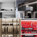 maylit_Under_Cabinet_LED_Strip_Lighting_Hardwired_24in/48in/72in,_Ultra_Bright_Small_LED_Light_Bar,_6000K_Cool_White,_110V-120V_Wired_Lights_for_Kitchen_Cabinet,_Counter,_Workbench,_Desk,_Closet,_Shelf,_Indoor