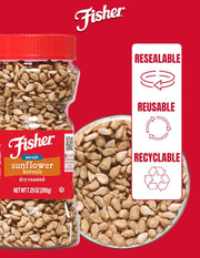 Fisher_Dry_Roasted_Sunflower_Seeds_Kernels_with_Sea_Salt,_7.25_oz,_Sunflower_Seeds_to_Eat,_Gluten-Free,_No_Sugar_Added,_Crunchy_Snacks_for_Adults,_Perfect_for_Salads,_Yogurt,_&_On-the-Go_Snacking