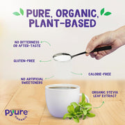 Pyure_Organic_Stevia_Blend_|_Granulated_Sugar_Substitute_with_Zero_Calories_&_Carbs_|_Keto,_Diabetic_&_Vegan_Friendly_|_Sugary_Taste_Alternative_|_USDA_Organic,_Non-GMO_|_Good_For_Baking_|_12oz