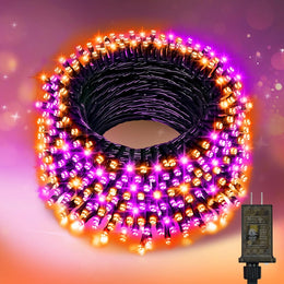 Nisocy_LED_String_Lights_Outdoor_Waterproof_–_Purple_Orange/Blue/Green/Red/Warm_White/RGB/Multicolor_Fairy_Lights_with_Plug,_Connectable_Christmas_Tree_Lights_for_Patio,_Garden,_Bedroom,_Wedding,_Party,_Decor