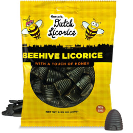 Gustaf's_Beehive_Dutch_Licorice_Drops_-_5.2oz_Bag_-_Sweet_Honey_Black_Licorice_Candy_-_Dutch_Candy_from_Netherlands_-_Sweet_Black_Liquorice_Treats_-_Beehive_Liqourice_with_Honey