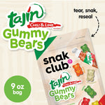 Snak_Club_Tajin_Gummy_Bears,_Assorted_Fruit_Candy_Gummies_with_Chili_and_Lime_Seasoning,_Mild,_Gluten-Free_and_Vegan_Snacks,_9_oz_Resealable_Bag