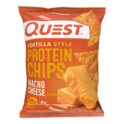 Quest_Nutrition_Nacho_Cheese_Tortilla_Style_Protein_Chips,_18g_Protein,_4g_Net_Carb,_Low_Carb,_Gluten_Free,_1.1_oz_(Pack_of_12)
