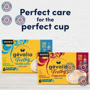 Gevalia_Frothy_2-Step_Artificially_Flavored_Cappuccino_Espresso_Style_K‐Cup_Coffee_Pods_&_Froth_Packets_Kit,_6_ct._Box