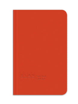 Elan_Publishing_Company_E64-8x4_Field_Surveying_Book_4_⅝_x_7_¼,_Bright_Orange_Cover