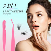 VAVALASH_DIY_Lash_Extensions_Kit_Individual_Cluster_Lashes_Kit_with_280_Lash_Clusters_30D+40D-0.07-D-10-16Mix,_Lash_Bond_and_Seal,_Lash_Applicator_for_DIY_Eyelash_Extensions_at_Home_Makeup_Eyelashes_Extensions_Cosmetic_Salon