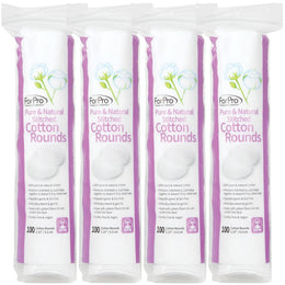 ForPro_Pure_&_Natural_Stitched_Cotton_Rounds_for_Face_400_Count_Makeup_Pack_Pads_Cosmetic