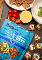 Flackers_Organic_Sea_Salt_Flaxseed_Crackers,_5_Ounce_1-Pack,_Gluten_Free,_Non_GMO,_Vegan,_Keto_Snack,_9g_Fiber,_1g_Net_Carb