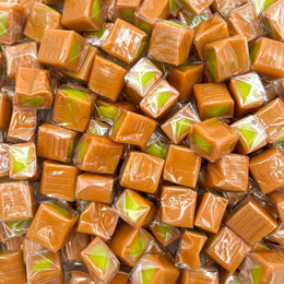 Caramel_Cubes_Candy_|_1_Pound_Bag_-_Approx._75_Count_|_Green_Apple_Filling_|_Individually_Wrapped