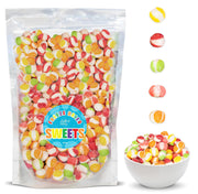 Freeze_Dried_Candy_Gourmet_Crunch_Candies_12oz_Bag_Pouch_Assorted_Cherry_Strawberry_Lemon_Lime_Orange_Original_Rainbow_Fruity_Flavor_Ideal_Gift_Snack
