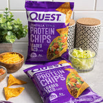 Quest_Nutrition_Loaded_Taco_Tortilla_Style_Protein_Chips,_19g_Protein,_4g_Net_Carb,_Low_Carb,_Gluten_Free,_1.1_oz_(Pack_of_4)