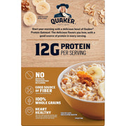 Quaker,_Protein_Instant_Oatmeal,_Banana_Nut,_12.9_Oz,_6_Count_(Pack_of_1)