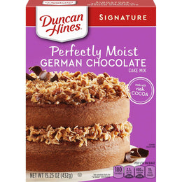 Duncan_Hines_Signature_Perfectly_Moist_German_Chocolate_Cake_Mix,_15.25_oz