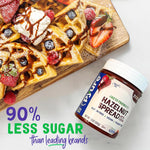 Pyure_Keto_Hazelnut_Chocolate_Spread_|_Sugar-Free,_Low_Carb,_Vegan_Nutella_Alternative_|_2g_Net_Carbs,_Gluten-Free,_Peanut-Free,_Plant-Based,_Non-GMO,_Keto_Snack,_Vegan_Sweets_|_13_oz_Jar