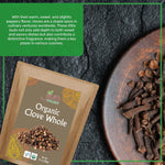 Jiva_Organic_Cloves_Whole_3.5_Ounce_Bag_-_Non-GMO,_Non_Irradiated_-_Dried_Clove_Buds_-_Great_for_Foods,_Tea,_Pomander_Balls,_and_even_Potpourri