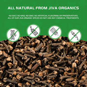 Jiva_Organic_Cloves_Whole_3.5_Ounce_Bag_-_Non-GMO,_Non_Irradiated_-_Dried_Clove_Buds_-_Great_for_Foods,_Tea,_Pomander_Balls,_and_even_Potpourri
