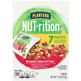PLANTERS_NUT-rition_Heart_Healthy_Mix_with_Walnuts,_7.5_oz_Box_(Contains_7_Individual_Pouches)_-_On-the-Go/_Work/School_Snack_and_Active_Lifestyle_Snack_-_Great_Camping_Snacks_-_Kosher