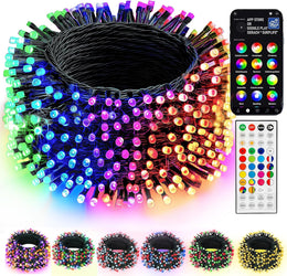 Dazzle_Bright_Smart_Color_Changing_Christmas_Lights,_200_LED_RGB_String_Lights_with_Remote_&_App_Controlled,_Halloween_Decorations_for_Indoor_Outdoor_Holiday_Xmas_Tree_Party_Decor