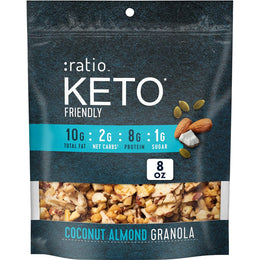 Ratio_Trio_Coconut_Almond_Granola_Cereal,_1g_Sugar,_Keto_Friendly,_8_oz_Resealable_Bag
