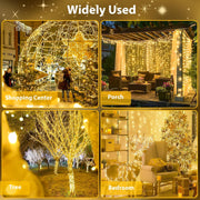 240LED_88Ft_Connectable_String_Lights_Indoor_Outdoor_Clear_Wire_|_Warm_White_Christmas_Lights_|_Twinkle_Fairy_Light_Plug_in_with_Timer_for_Bedroom_Classroom_Wedding_Tree_Patio_Decor