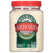 RiceSelect_Arborio_Rice_for_Italian_Risotto,_Premium_Gluten-Free_Rice,_Non-GMO,_32-Ounce_Jar,_(Pack_of_1)
