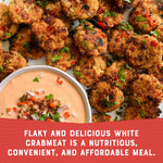 Bumble_Bee_White_Flake_Crab_Meat_in_Water,_6_oz_Can_-_16g_Protein_&_1g_Carb_Per_Serving_-_Wild_Caught,_Flaky,_Drain_Before_Use,_6_Ounce_(Pack_of_1)