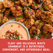 Bumble_Bee_White_Flake_Crab_Meat_in_Water,_6_oz_Can_-_16g_Protein_&_1g_Carb_Per_Serving_-_Wild_Caught,_Flaky,_Drain_Before_Use,_6_Ounce_(Pack_of_1)