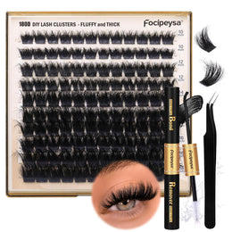 Eyelash_Extension_Kit_Thick_Lash_Clusters_Kit_10-18mm_Fluffy_Clusters_Lashes_180D_Individual_Eyelashes_Kit_with_Lash_Bond,_Lash_Remover,_Lash_Applicator_DIY_Lash_Extension_for_Beginners,_180D-D_Curl