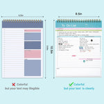 To_Do_List_Notepad,_Spiral_Bound_Undated_Daily_Planner,_52_Sheets_Tear_Off_Task_Planning_Pad_with_Checklist,_For_Work_Office_Home
