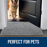 OLANLY_Dog_Door_Mat_for_Muddy_Paws,_Absorbent_&_Non-Slip,_Quick_Dry_Chenille,_Washable_Mud_Mat_for_Dogs,_Indoor_Entry_Floor_Mat
