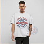 Proud American Flag Lettering T-Shirt Hoodie Sweatshirt A Unique Way to Celebrate Independence Day Grab This Patriotic Text Design on Your Choice of Top - Tee Beats