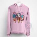 America Freedom T-Shirt Patriotic Ice Cream Sweatshirt 4th of July Hoodie