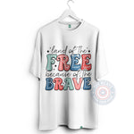 Independence Day Polka Dot T-Shirt Hoodie Sweatshirt Get Festive for the 4th of July with This Land of the Free Design Also on a Stylish Tee