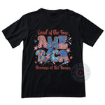 American Land Of The Free T-Shirt USA 4th of July Patriotic Sweatshirt Independence Day Hoodie