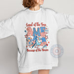 American Land Of The Free T-Shirt USA 4th of July Patriotic Sweatshirt Independence Day Hoodie