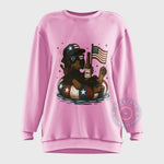 Independence Day Patriotic Beer Dog Hoodie Sweatshirt T-shirt July 4th