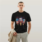America Freedom T-Shirt Patriotic Ice Cream Sweatshirt 4th of July Hoodie