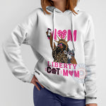 Liberty Cat Mom Mother's Day T-Shirt - Cute Mother Cat Print Sweatshirt/Hoodie Gift for Moms Ver 3