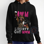 Liberty Cat Mom Mother's Day T-Shirt - Cute Mother Cat Print Sweatshirt/Hoodie Gift for Moms Ver 1