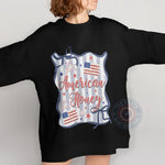 Patriotic American Honey July 4th Hoodie Sweatshirt T-shirt Independence Day Spirit