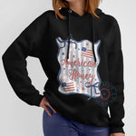 Patriotic American Honey July 4th Hoodie Sweatshirt T-shirt Independence Day Spirit