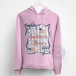 Patriotic American Honey July 4th Hoodie Sweatshirt T-shirt Independence Day Spirit
