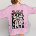 Baseball Mama Bow Hoodie/T-shirt/Sweatshirt - Cute Mother's Day Gift - Tee Beats