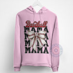 Baseball Mama Bow Hoodie/T-shirt/Sweatshirt - Cute Mother's Day Gift - Tee Beats