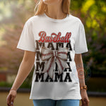 Baseball Mama Bow Hoodie/T-shirt/Sweatshirt - Cute Mother's Day Gift - Tee Beats