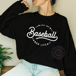 Soft Terry Baseball Mom Life T-shirt/Hoodie/Sweatshirt - Casual & Cute Mother's Day Outfit for Her.