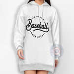 Soft Terry Baseball Mom Life T-shirt/Hoodie/Sweatshirt - Casual & Cute Mother's Day Outfit for Her.