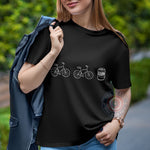 Beer and Bike Lover Father’s Day T-Shirt – Funny Cycling Sweatshirt for Men, Father’s Day Gift Hoodie